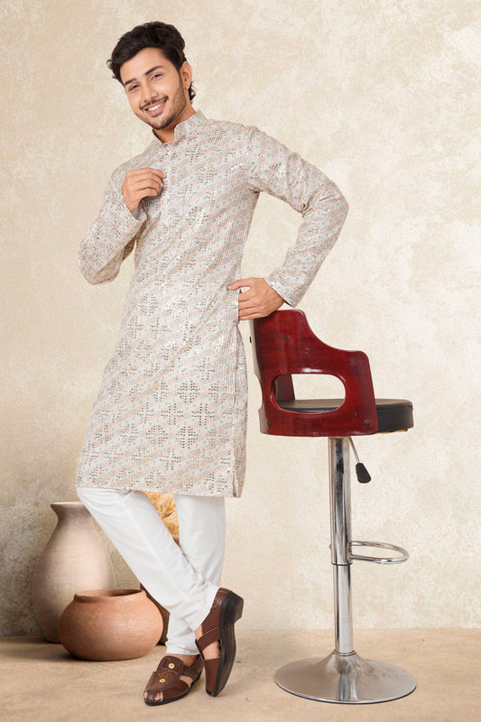 BRAIT COLOUR PRINTED KURTA FOR MEN
