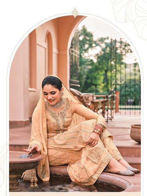 Premium Heavy Embroidered Sharara Suit