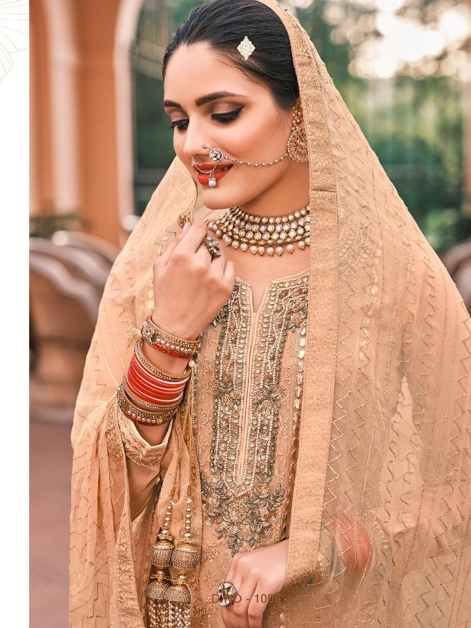 Premium Heavy Embroidered Sharara Suit
