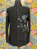 Premium Black Asymmetrical Embroidered Suit | TR Lachka | Free Pants | Kavlee