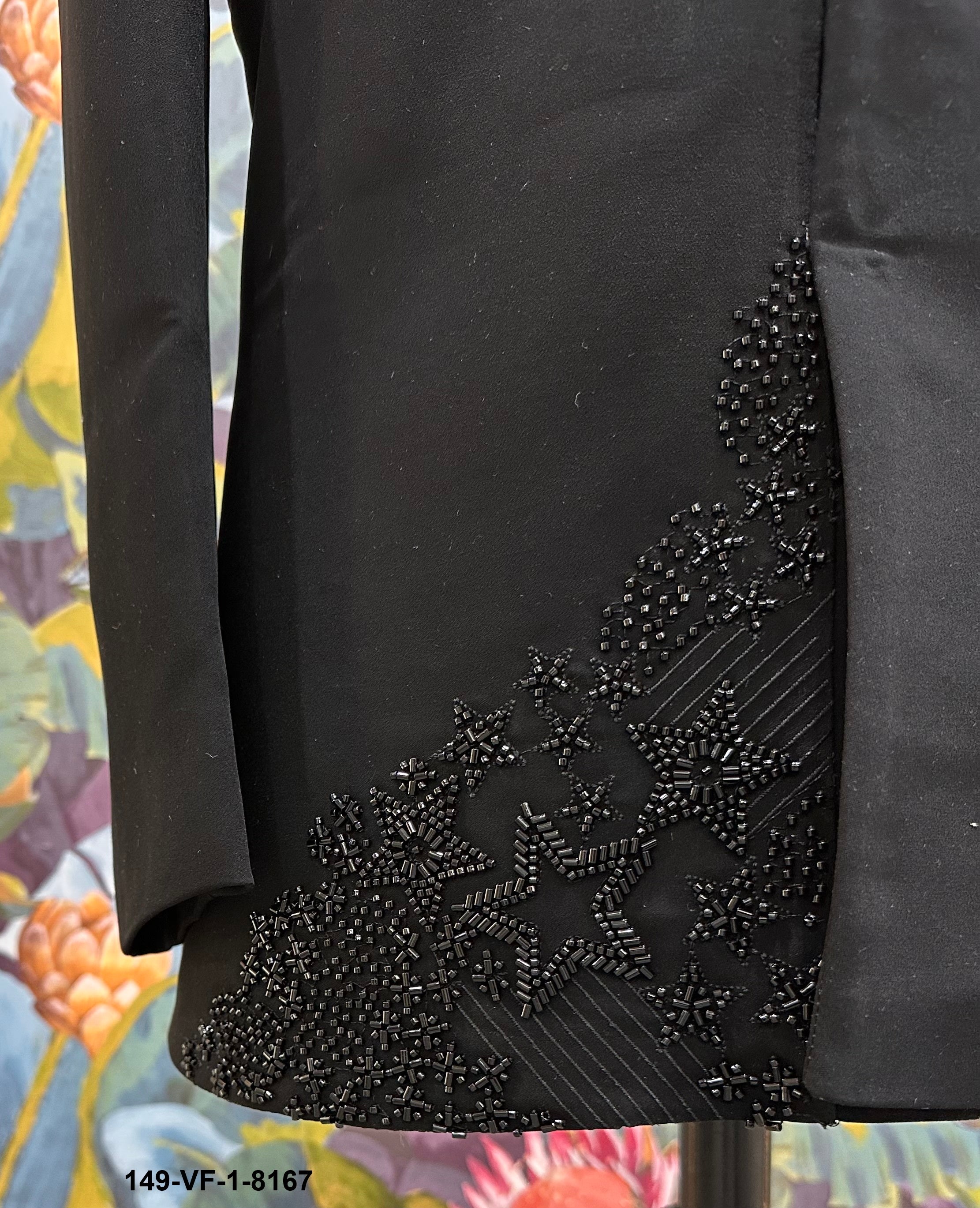Men Premium Black Embroidered Sherwani Fabric with Free Pant – Unstitched Designer Wear