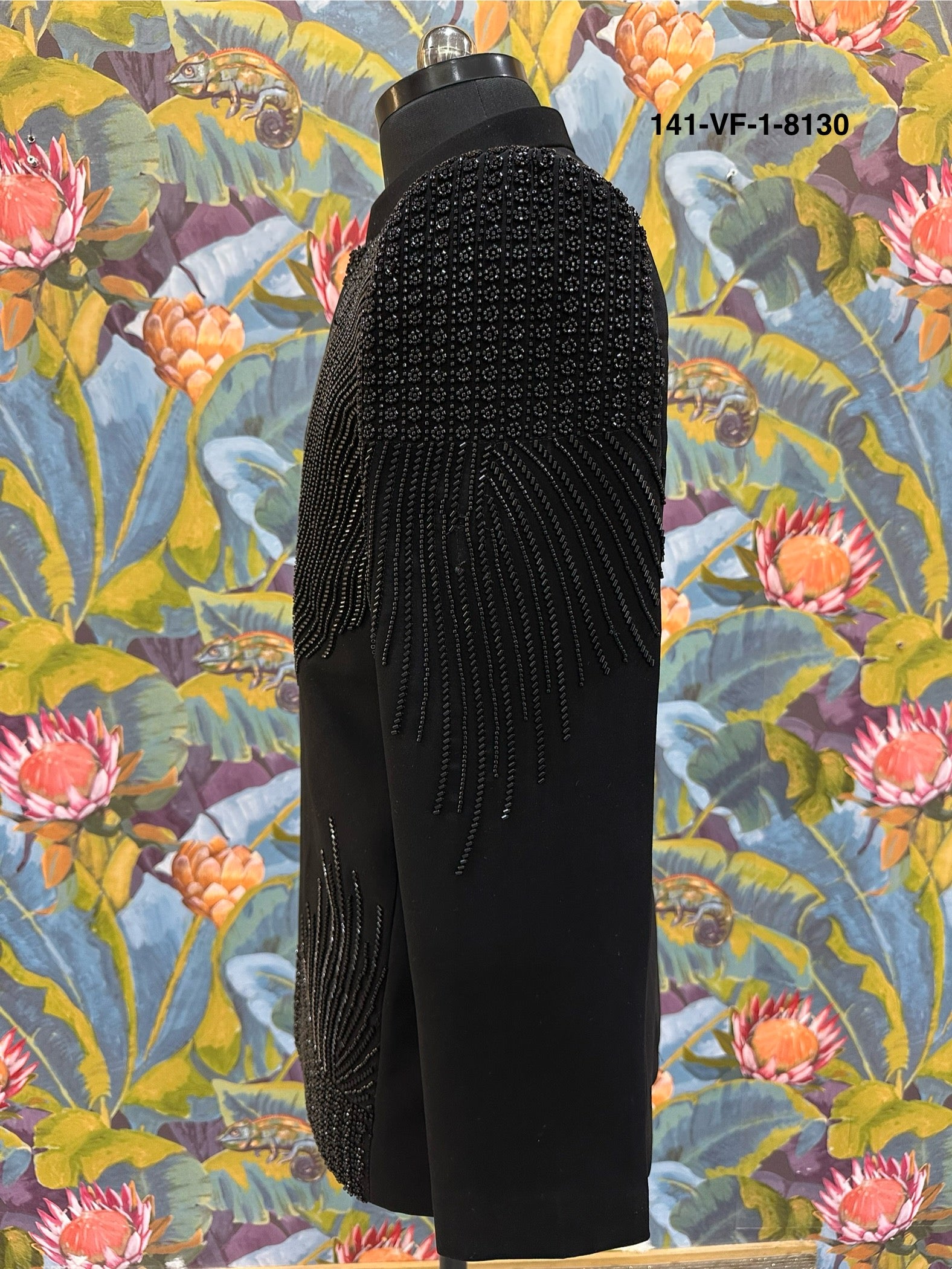 Men Premium Black Heavy Embroidered Sherwani Fabric with Free Pant – Unstitched Designer Wear