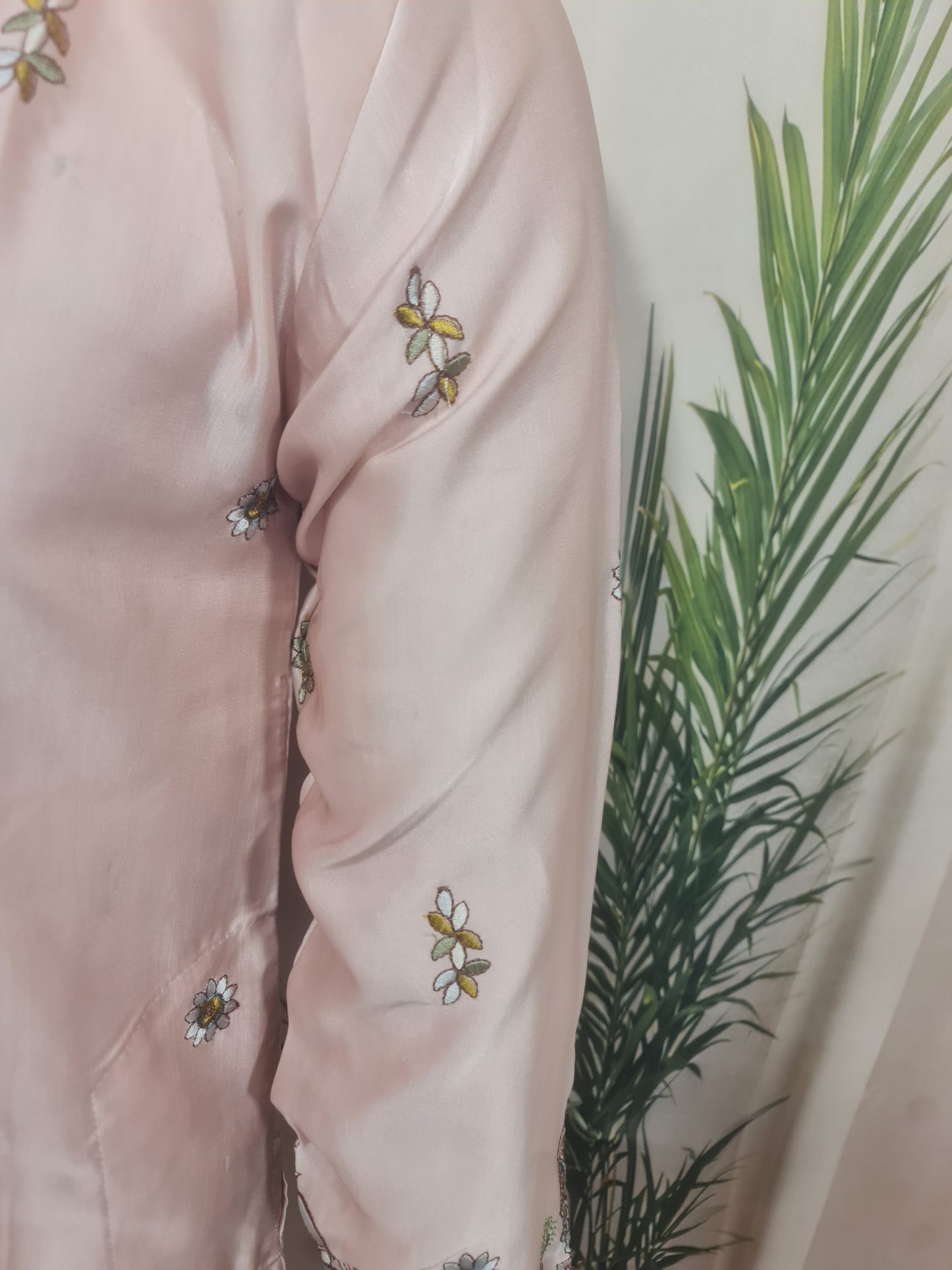 Premium Peach Men's Kurta with Heritage Embroidery | Kavlee Tradition Wear
