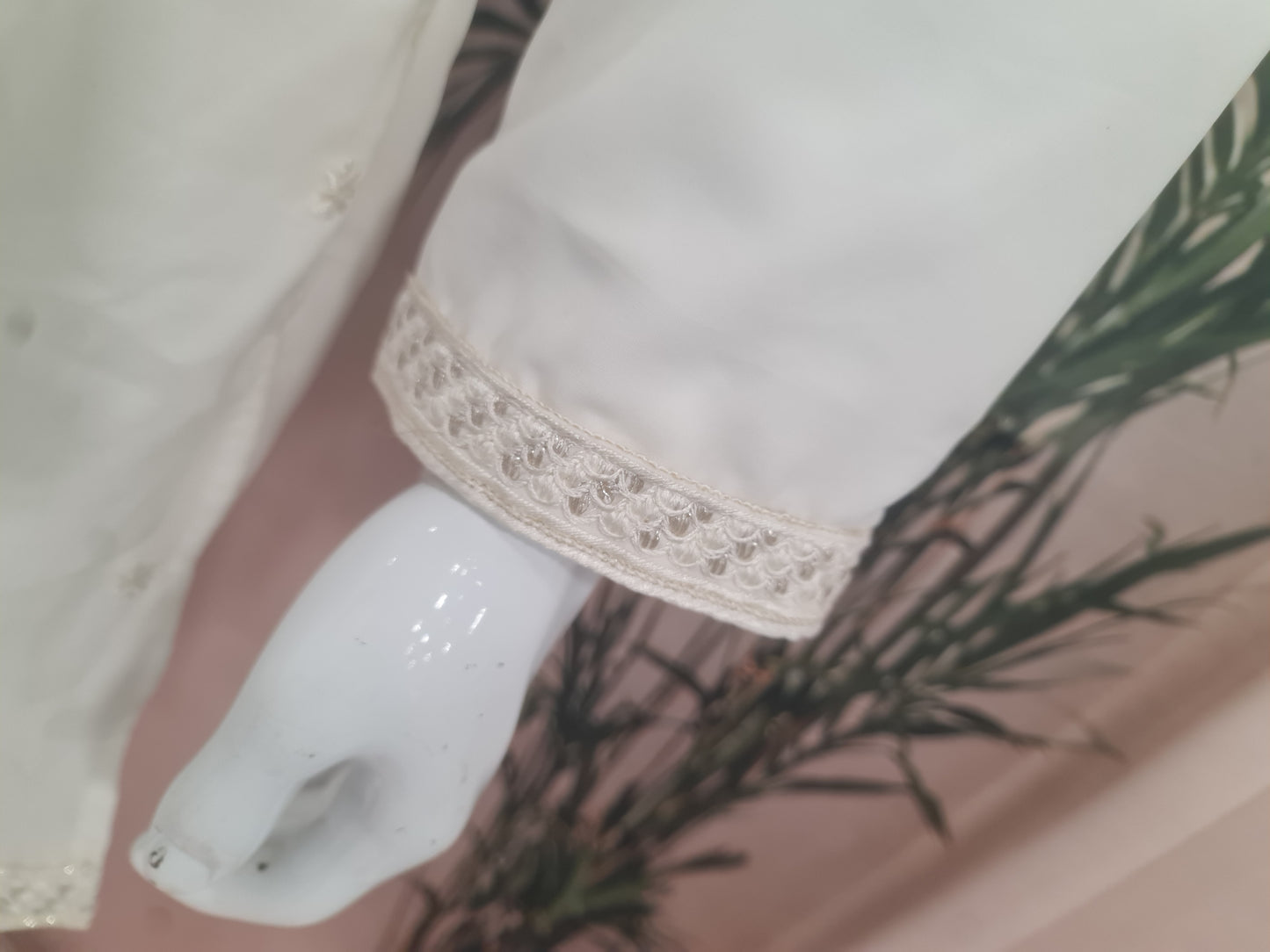 Premium Pristine White Men's Kurta with Fine Embroidery | Kavlee Tradition Wear