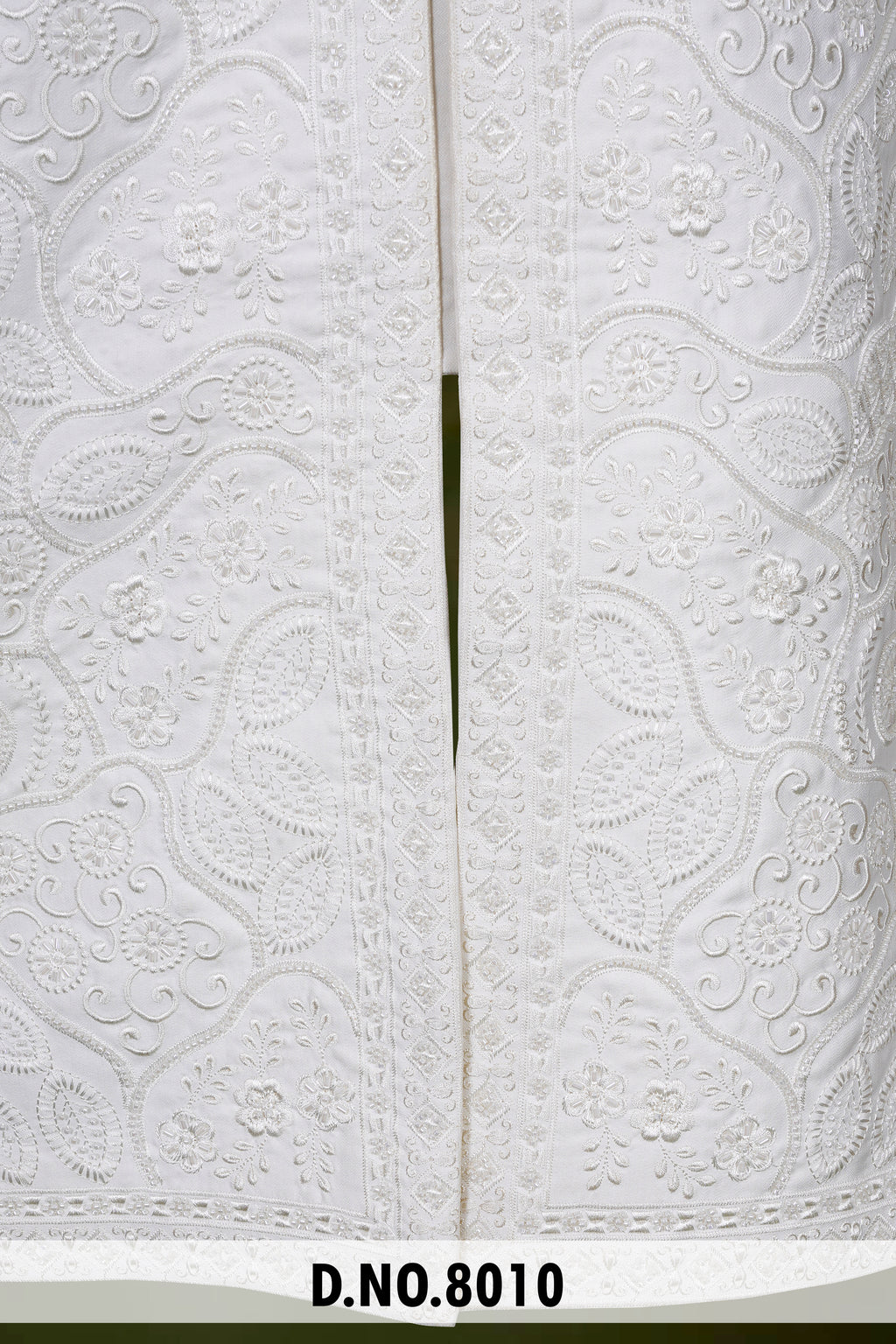 Men Cream Devine Touch Indo Sherwani – Unstitched Premium Wear