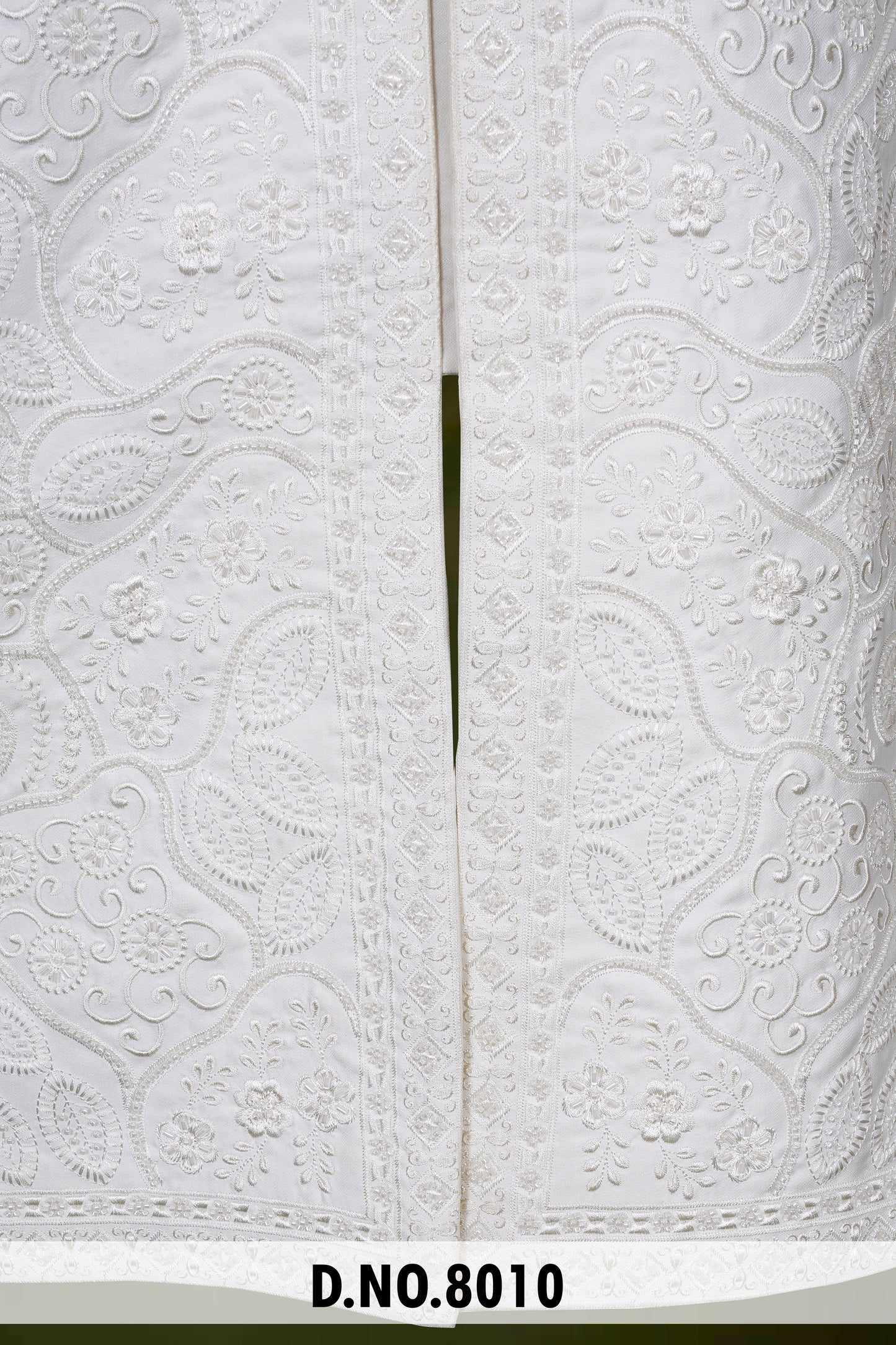 Men Cream Devine Touch Indo Sherwani – Unstitched Premium Wear