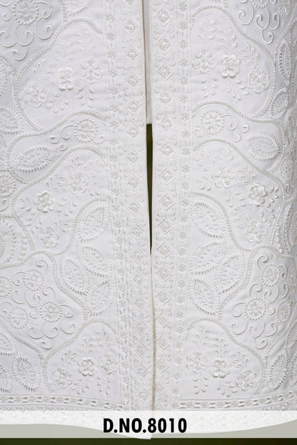Men Cream Devine Touch Indo Sherwani – Unstitched Premium Wear