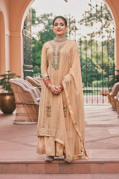 Premium Heavy Embroidered Sharara Suit